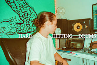 produce custom hard hitting trap or boom bap beat