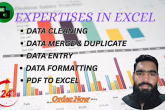 clean,format,split,merge,data entry in excel