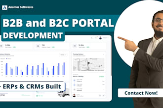 custom b2b and b2c portal for your business
