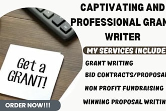 do government contract grant proposal writing bid grant research application