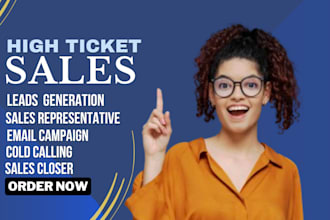 be an high ticket 8 figure sales representative sales closer sales deal leads