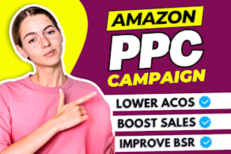 setup and manage amazon PPC campaigns, amazon ads fba PPC advertising campaigns