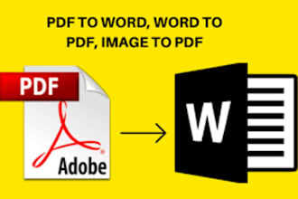 convert pdf to word and word to pdf