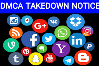 takedown harassing defaming content from tiktok,reddit,google,fb,yt,ig,x by dmca