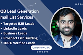 do b2b lead generation linkedin prospect email list building