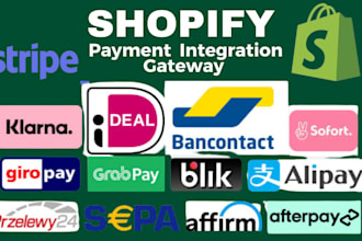create verified shopify payment gateway, wise paypal payoneer for shopify store