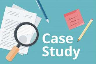 do report writing, case study analysis research and summary writing