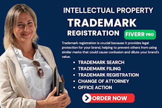 do a trademark brand service for USA trademark search, registration or filing