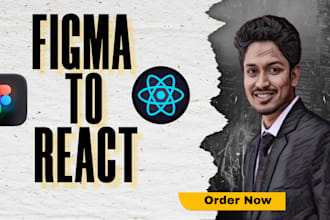 convert figma  to react js with tailwind css or bootstrap