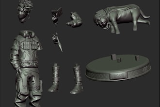 adjust stl file, cut and key 3d model,3d funko sculpture,cosplay,bjd toys,gcode