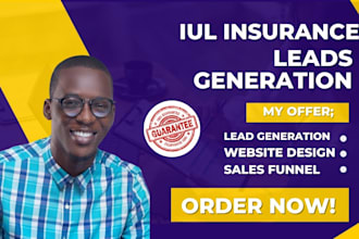 iul insurance leads life insurance leads iul life insurance website sales funnel