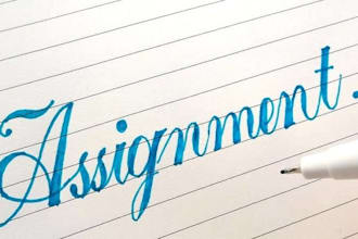 write assignment by hand for you, pdf writing assignment