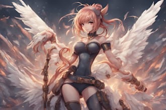 do anime fan art, original character, and concept art
