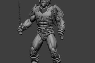sculpt 3d action figure custom dnd minis funko pop styles zbrush for 3d printing