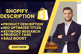 best product description shopify for your ecommerce store