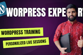 provide wordpress consulting, help and teach website management