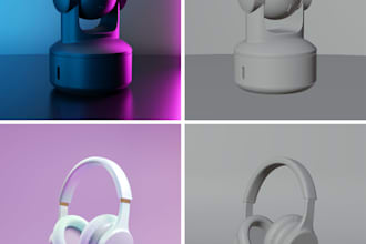 do 3d modeling, 3d product design and 3d product modeling