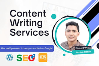 be your SEO content writer, web content writer, or blog post writer
