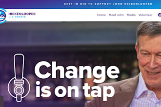 design political campaign website political website candidate campaign website
