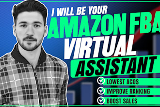 be your expert amazon fba virtual assistant for private label, brand manager