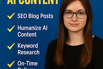 write SEO blog posts and edit ai content naturally