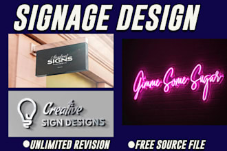 design 3d letter signage, shop front design