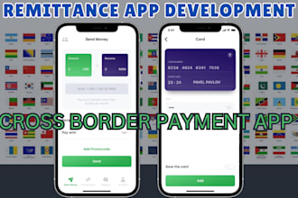 create fintech app, remittance app, cross border money transfer app, payment app
