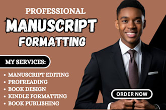 edit, format, proofread your book manuscript document kindle formatting for KDP