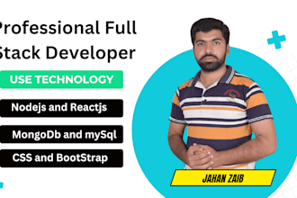 do create a website in nodejs and reactjs