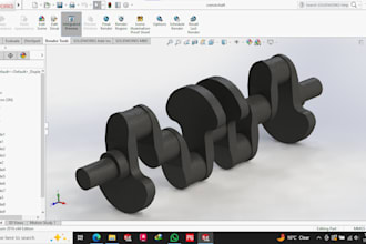 make 2d and 3d mechanical engineering drawing on solidworks autocad catia creo