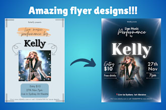 design amazing eye catching flyers