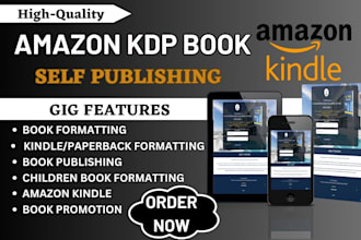 format and upload your ebook on amazon KDP book kindle self publishing
