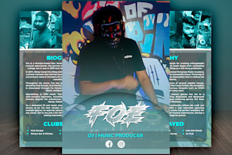a creative and branded media kit, press kit