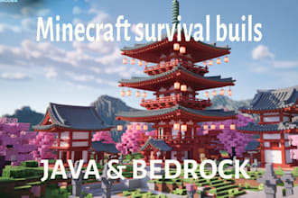 build you anything you want in minecraft professionally