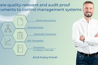 create audit proof documents to control management systems