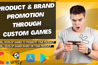 promote your product or brand through custom 2d and 3d games