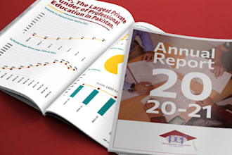 design a corporate profile brochure and sponsorship proposal
