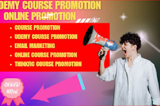 do course promotion, udemy course marketing, udemy promotion thinkific