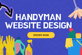 handyman website, pressure washing website, lawncare website, plumbing website