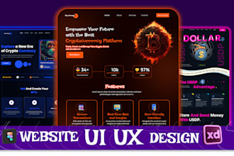 do figma landing page design, website template, website mockup, figma website