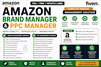 manage your amazon seller central and PPC campaigns