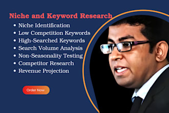 do niche and keyword research for your business