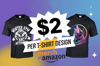 create unique print on demand designs for merch by amazon