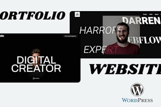 design a professional portfolio website for your business