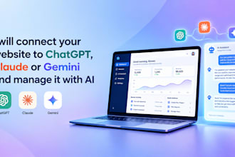 connect your website with chatgpt, claude or gemini