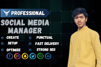 be your social media pages manager