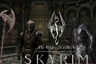 create skyrim mod, armour skin, weapon, fivem props, fallout4