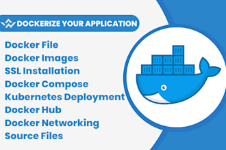 help in docker, kubernetes, devops and deploy your application