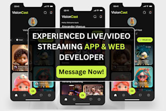 develop live streaming app, video streaming app, live streaming website