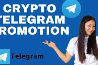 be telegram crypto admin, community manager with active moderation growth